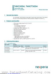 74HC3G34DP datasheet pdf Nexperia