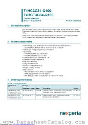 74HC3G34DC-Q100 datasheet pdf Nexperia