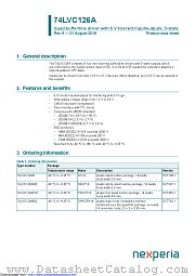 74LVC126ADB datasheet pdf Nexperia