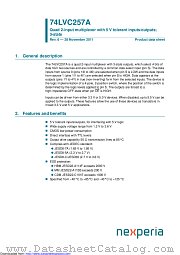 74LVC257AD datasheet pdf Nexperia