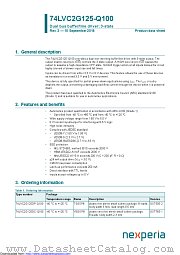 74LVC2G125DP-Q100 datasheet pdf Nexperia