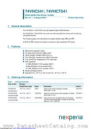 74VHCT541D datasheet pdf Nexperia