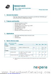 BAS21AVD datasheet pdf Nexperia