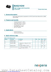BAS21GW datasheet pdf Nexperia
