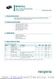 BAS21LL datasheet pdf Nexperia