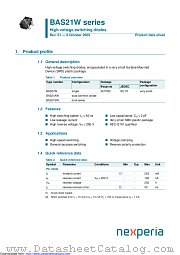 BAS21SW datasheet pdf Nexperia