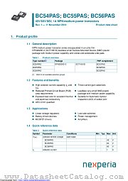 BC54-10PAS datasheet pdf Nexperia