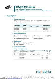 BC857CMB datasheet pdf Nexperia
