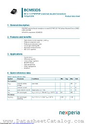 BCM53DS datasheet pdf Nexperia