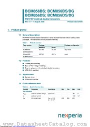 BCM856BS datasheet pdf Nexperia