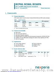 BCP68-25 datasheet pdf Nexperia