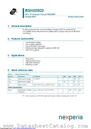 BSH205G2 datasheet pdf Nexperia