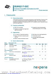 BUK6217-55C datasheet pdf Nexperia