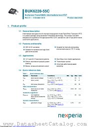 BUK6228-55C datasheet pdf Nexperia