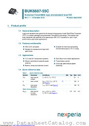 BUK6607-55C datasheet pdf Nexperia