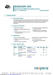 BUK6C2R1-55C datasheet pdf Nexperia
