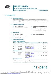 BUK7222-55A datasheet pdf Nexperia