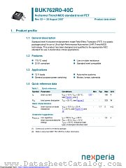 BUK762R0-40C datasheet pdf Nexperia