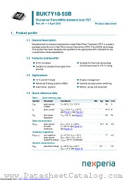 BUK7Y18-55B datasheet pdf Nexperia