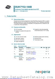 BUK7Y53-100B datasheet pdf Nexperia