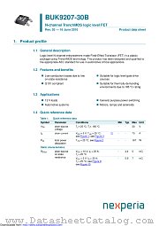 BUK9207-30B datasheet pdf Nexperia