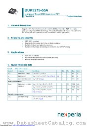BUK9215-55A datasheet pdf Nexperia
