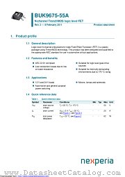 BUK9675-55A datasheet pdf Nexperia