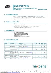 BUK9K29-100E datasheet pdf Nexperia