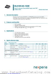 BUK9K45-100E datasheet pdf Nexperia