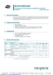 BUK9Y8R5-80E datasheet pdf Nexperia