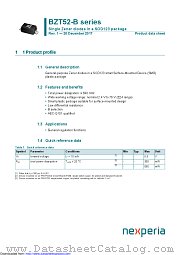 BZT52-B3V9 datasheet pdf Nexperia