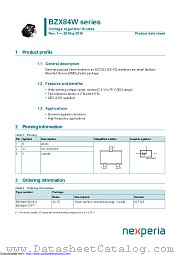 BZX84W-C3V3 datasheet pdf Nexperia