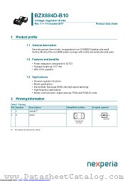 BZX884D-B10 datasheet pdf Nexperia