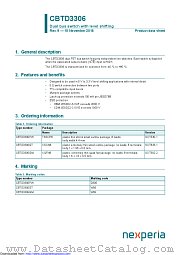 CBTD3306GM datasheet pdf Nexperia