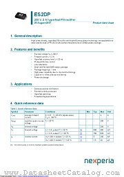 ES2DP datasheet pdf Nexperia
