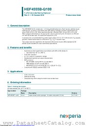 HEF4555BT-Q100 datasheet pdf Nexperia