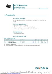 PDZ4.3B datasheet pdf Nexperia