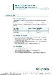 PESD1USB3S datasheet pdf Nexperia