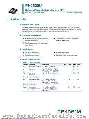 PH2520U datasheet pdf Nexperia
