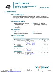 PHK13N03LT datasheet pdf Nexperia
