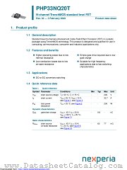 PHP33NQ20T datasheet pdf Nexperia