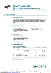 PMEG3002AELD datasheet pdf Nexperia