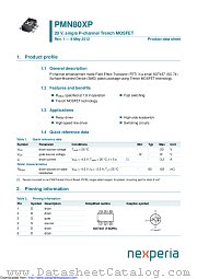 PMN80XP datasheet pdf Nexperia