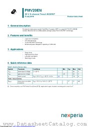 PMV20EN datasheet pdf Nexperia