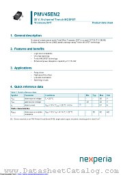 PMV45EN2 datasheet pdf Nexperia