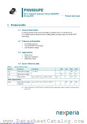 PMV50UPE datasheet pdf Nexperia