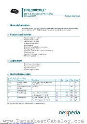 PNE20020EP datasheet pdf Nexperia