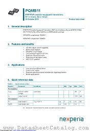PQMB11 datasheet pdf Nexperia