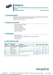 PRMD12 datasheet pdf Nexperia