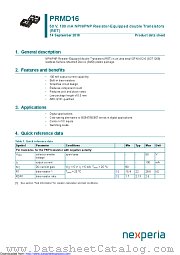 PRMD16 datasheet pdf Nexperia